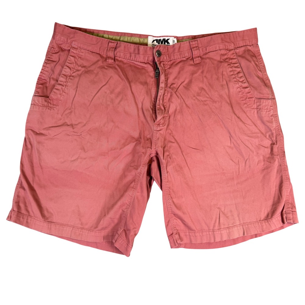 Mountain Khakis MK Mens Salmon Pink Cotton Stretch Outdoor Hiking Shorts Size 40